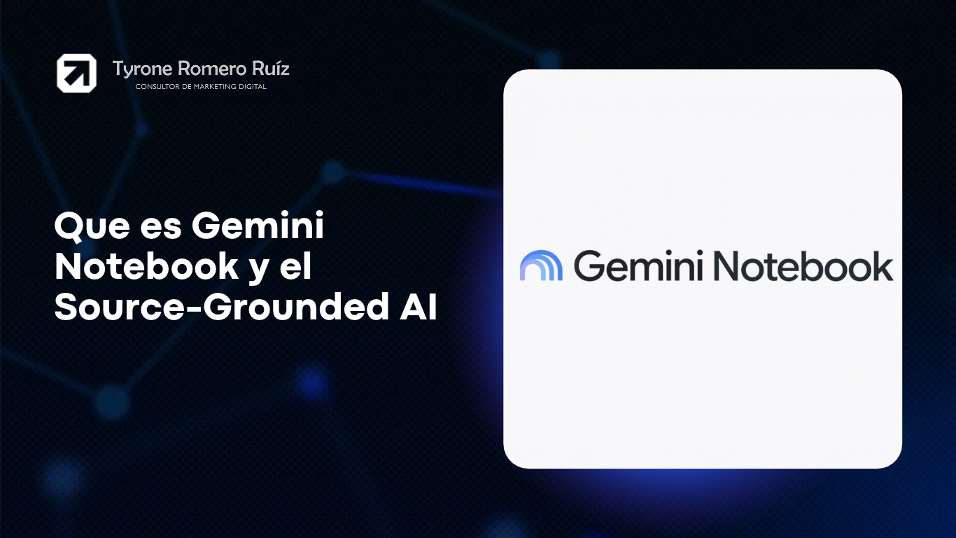 Que es Gemini Notebook y el Source-Grounded AI